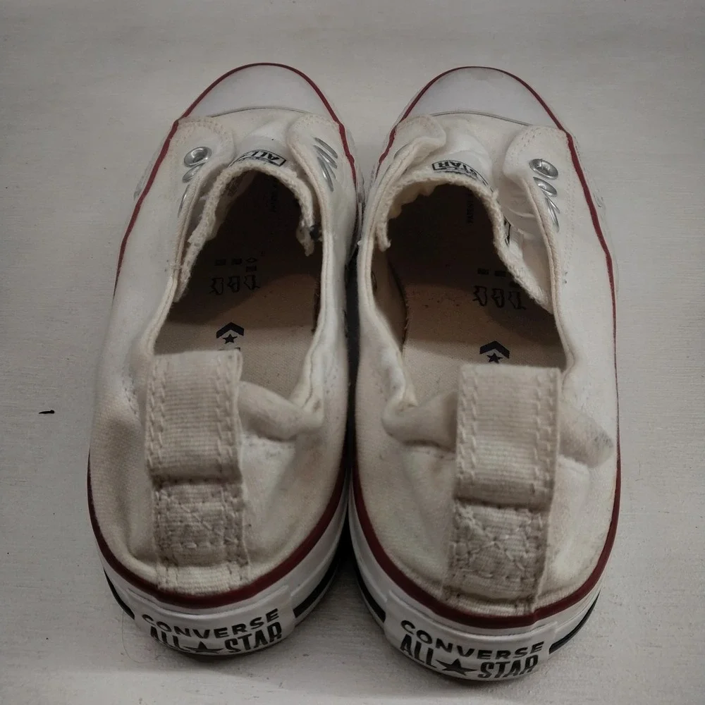 Converse Chuck Taylor All Star Shoreline Slip On White Sneakers 537084F Womens 7 - Picture 4 of 6